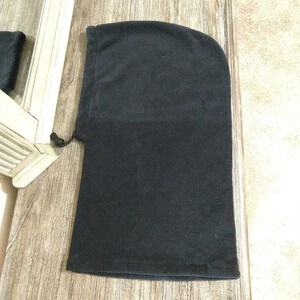Unisex Balaclava, face cover, mask, gaiter, neck warmer, black fleece
